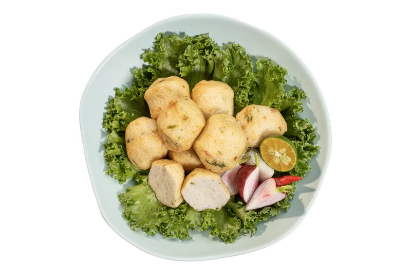 Vegetable Fried Fish Ball